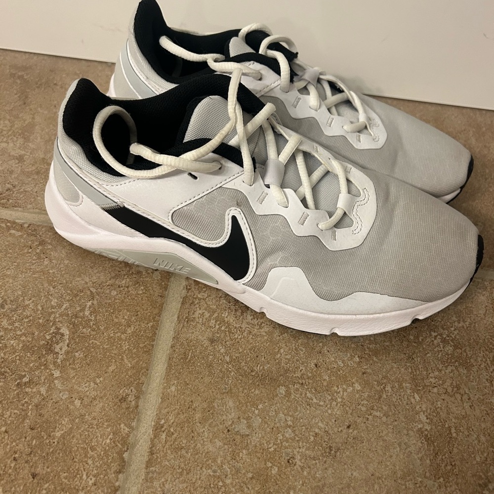 Nike Legend Black and White Athletic Shoes